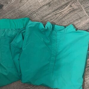 Figs Safety Green Fionlite scrub set